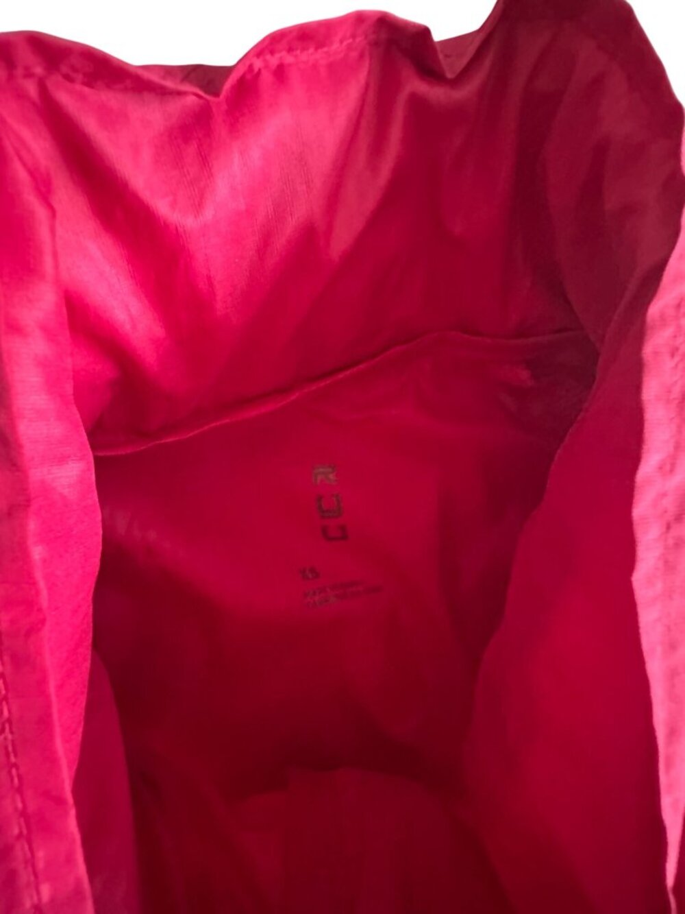 RUU Womens Pink Hoodie Windbreaker Jacket Size X Small - Picture 4 of 6